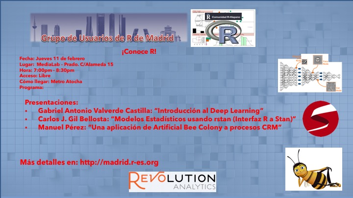 Reunion Grupo Usuarios de R de Madrid - 2016-Feb-11 - V2.0